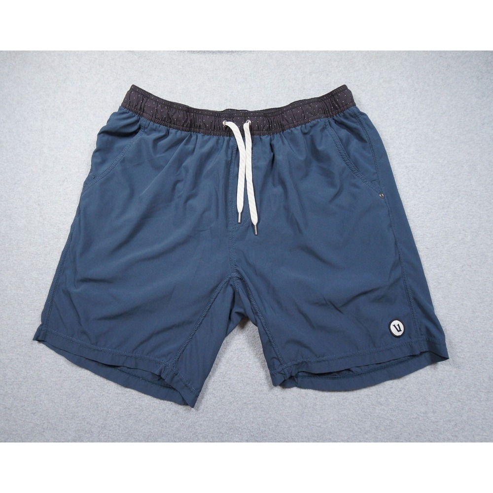 Vuori Shorts Mens XL Blue Performance Athletic Lined V302 7" Inseam